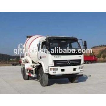 3-6 cubic meter Dayun 4x2 drive concrete mixer truck for construction use